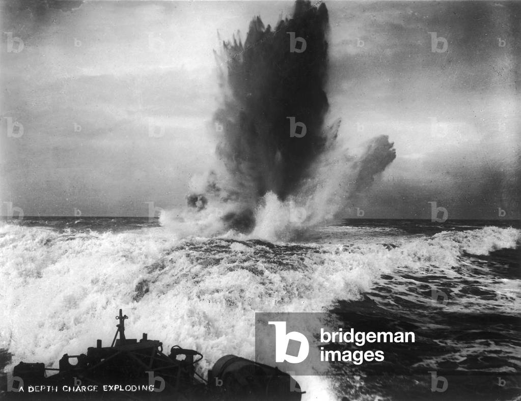 Image of Photography depicting A Depth Charge Exploding 1918