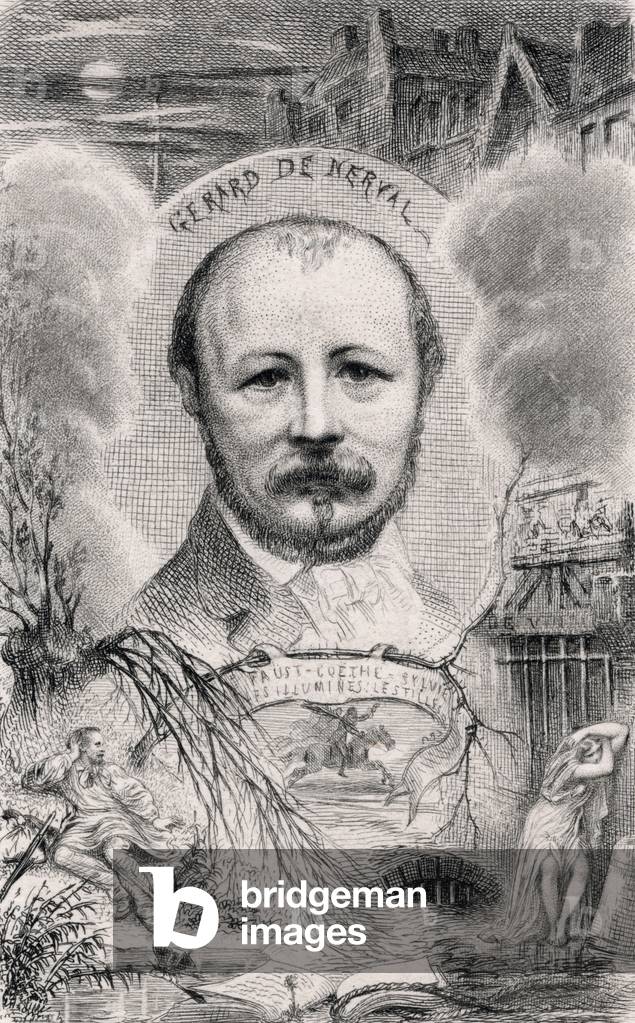Bild von Gravur "GÉRARD DE NERVAL" von Pierre Gustave Eugene Staal