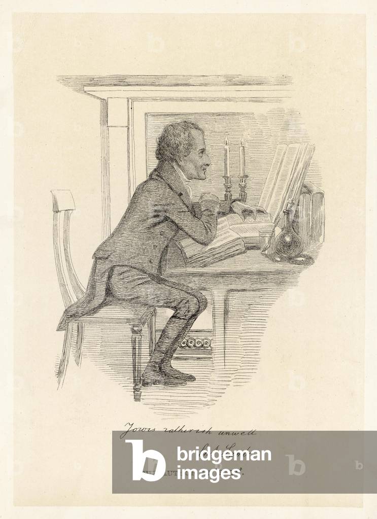 Immagine di Stampa "CHARLES LAMB" di Alfred) Maclise