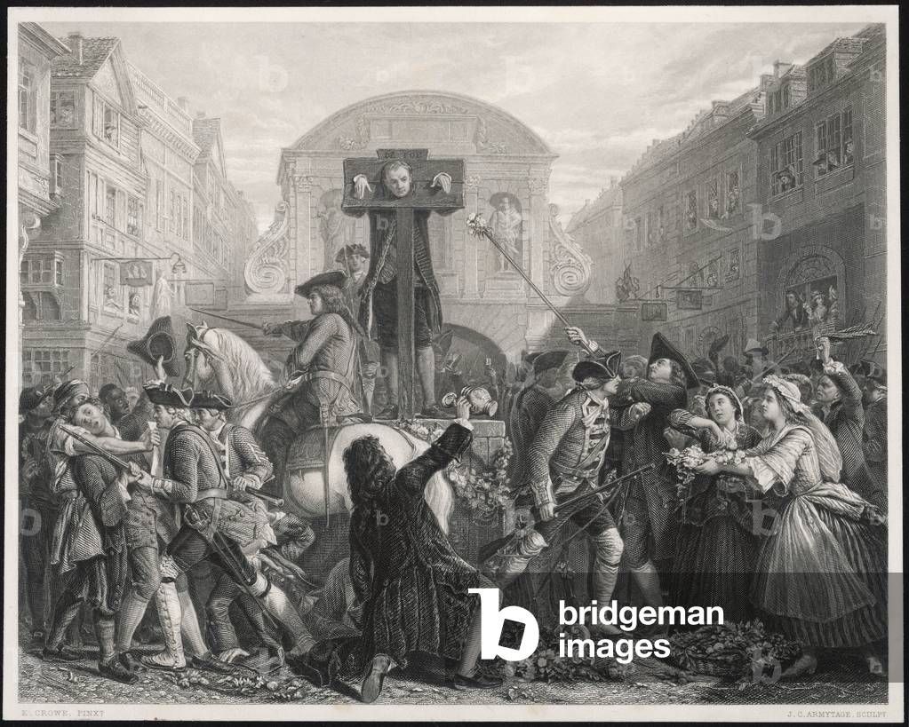 "Daniel Defoe" 1801 di Eyre Crowe