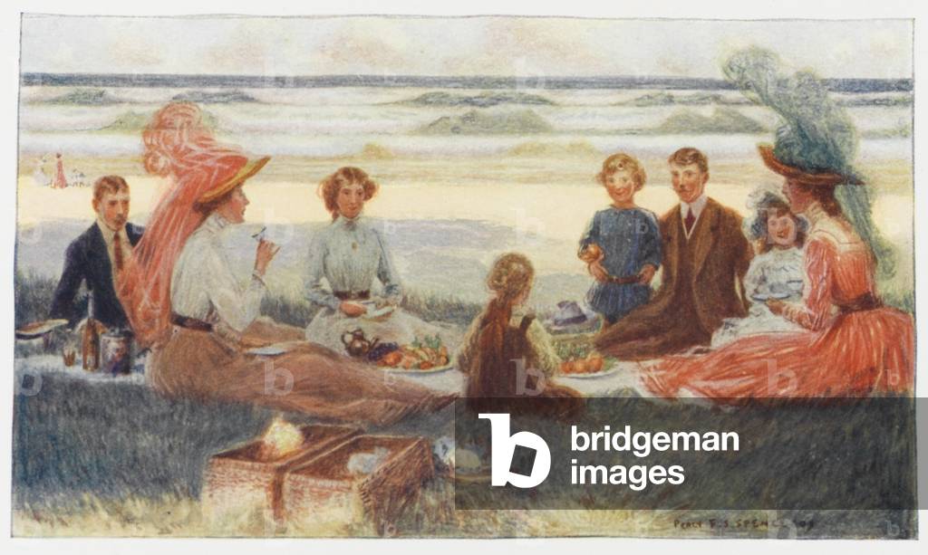 "PICNIC AUSTRALIANO" 1910 di Percy F.S. Spence