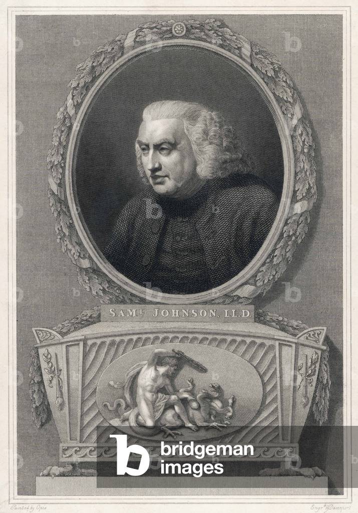 Bild von Gravur "SAMUEL JOHNSON" 1801