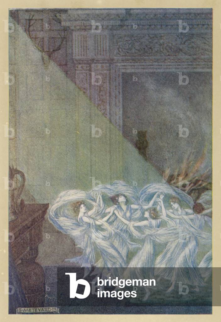 Image of Print depicting FAIRIES DANCING 1913 by Sidney Meteyard