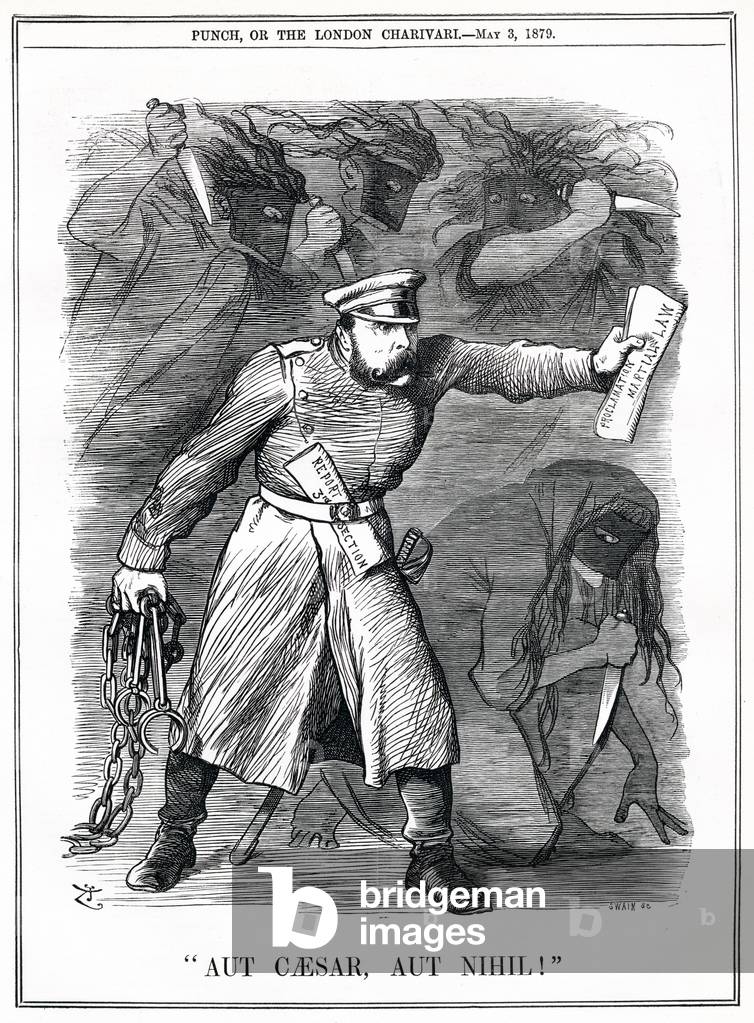 Cartoon, Aut Caesar, Aut Nihil!  (Tsar Alexander II)