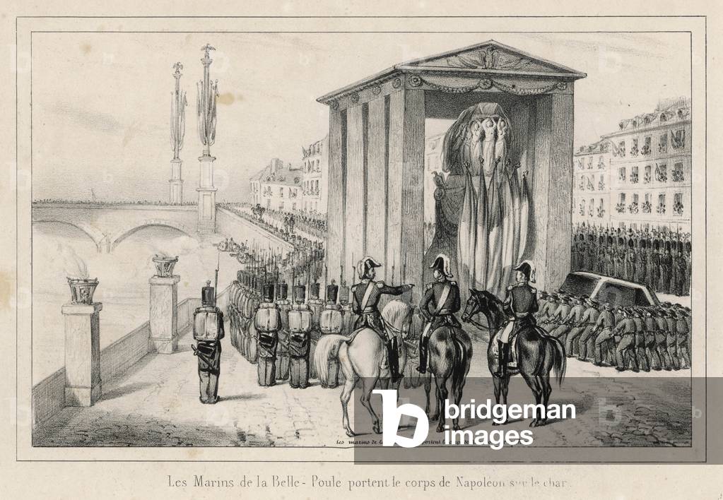 Image of Drawing depicting NAPOLEON I/REMAINS/1840 1840 by Hippolyte Robillard