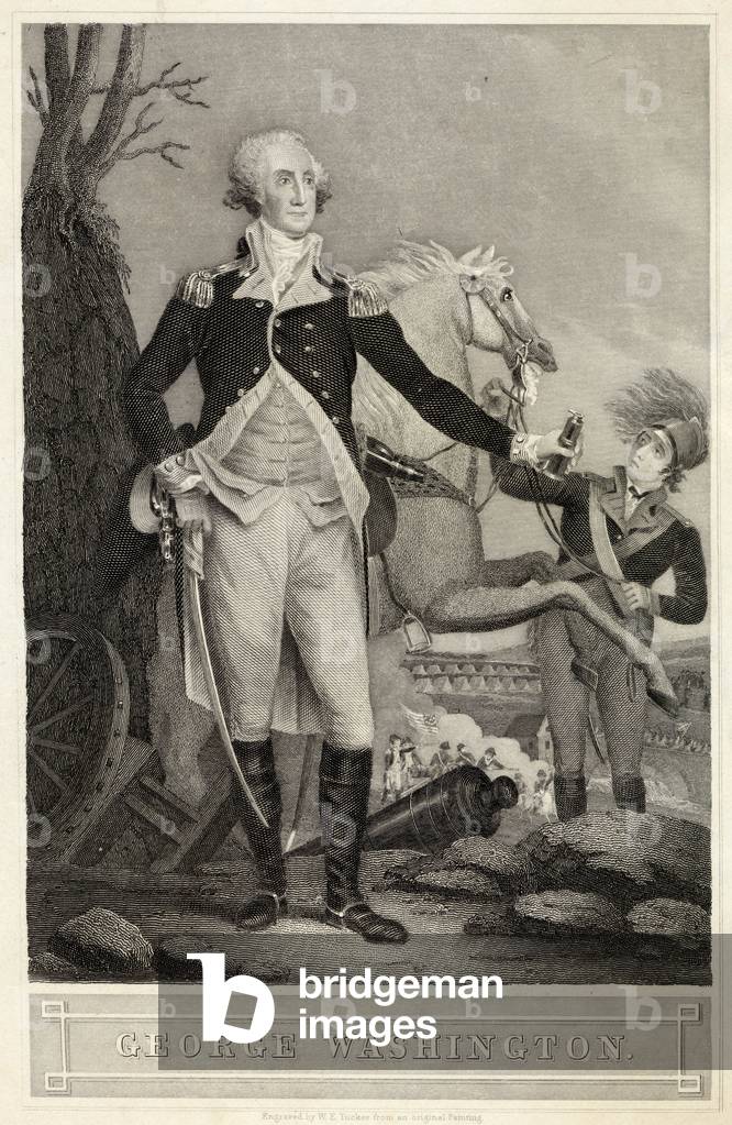 Immagine di Incisione "George Washington" 1801 di American School