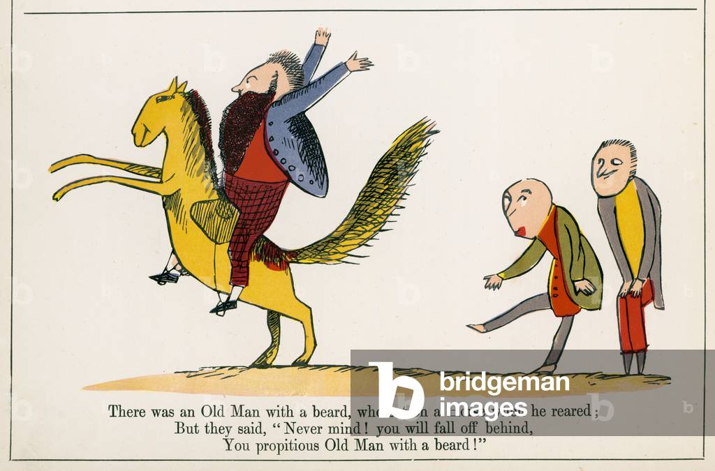Vecchio con la barba, Edward Lear