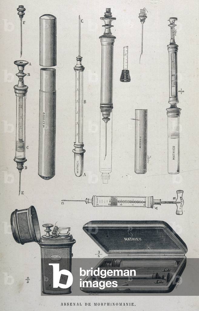 Immagine di Incisione "MORFINA (STRUMENTI)" 1887
