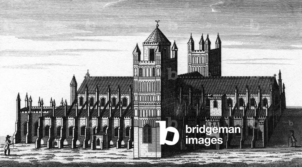 Image of Engraving depicting EXETER CATHEDRAL 1770