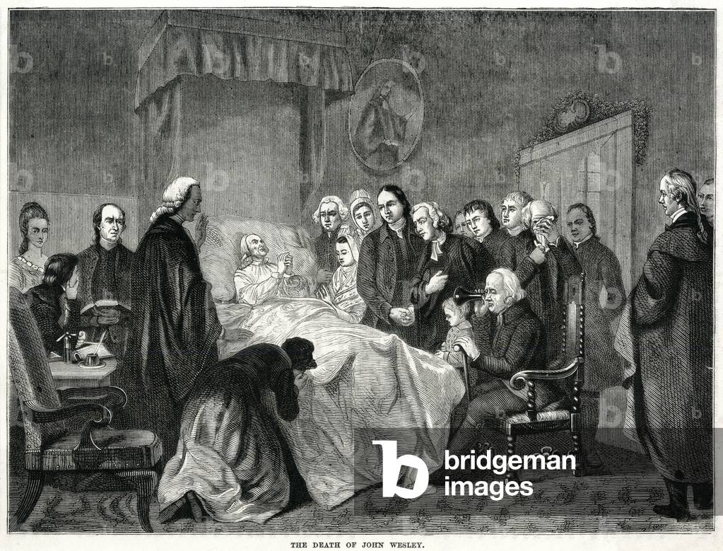 Bild von Gravur "JOHN WESLEY" 1801