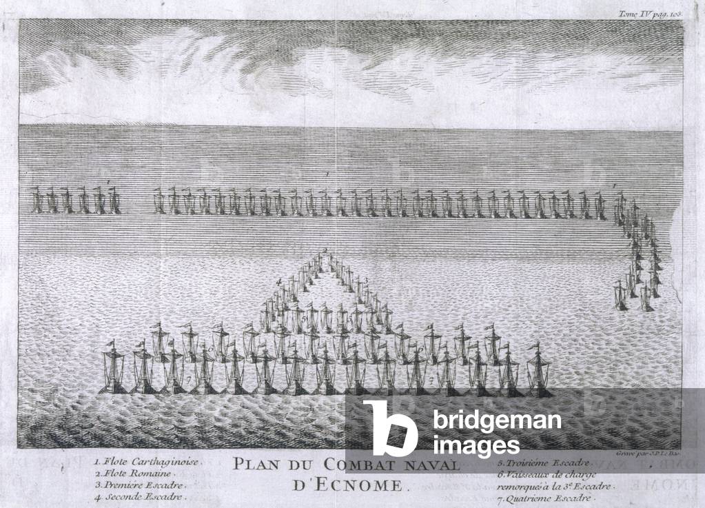 Immagine di Incisione "GUERRE PUNICHE: ECNOMUS" 1801