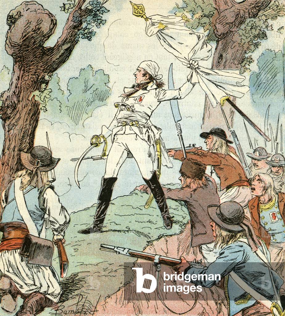 Image of Print depicting VENDEE WAR - 2 1792 by Louis Charles Bombled