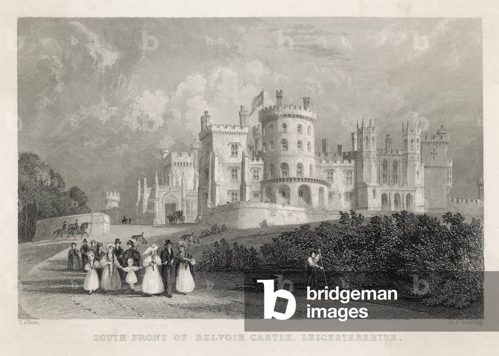 Belvoir Castle by Thomas Allom