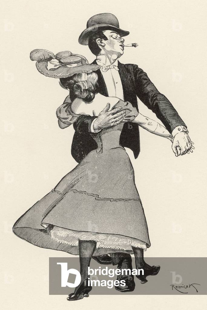 Immagine di Stampa "tedesco" 1908 di Ferdinand von Reznicek