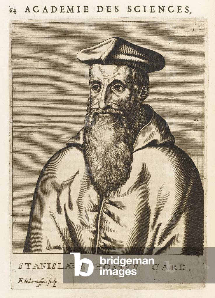 "Stanislas Hosius (Gravur)" 1601 von Nicolas II de Larmessin