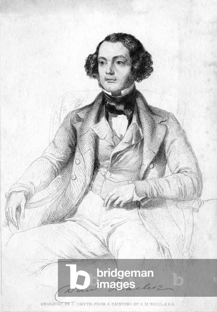 Daniel Maclise (gravure) par Alfred) Maclise