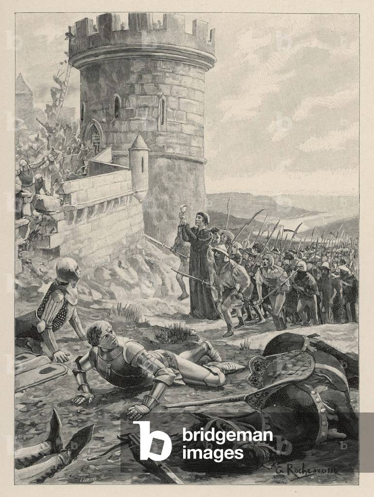 Immagine di Stampa "VITTORIA HUSSITA" 1420 di Georges Marie Rochegrosse