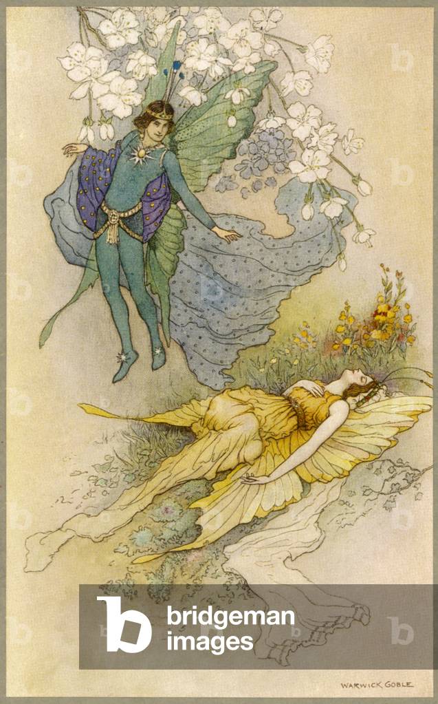 "SOGNO DI UNA NOTTE DI MEZZA ESTATE" 1920 di Warwick Goble