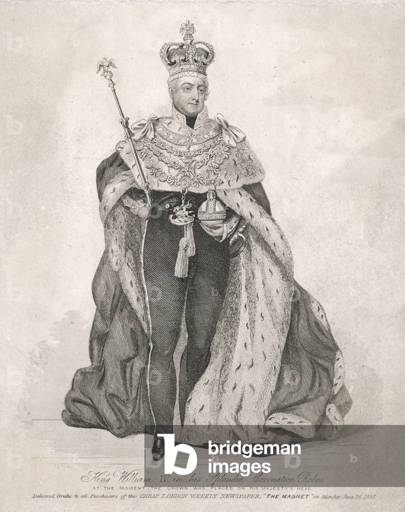 Bild von Gravur "WILHELM IV." 1837