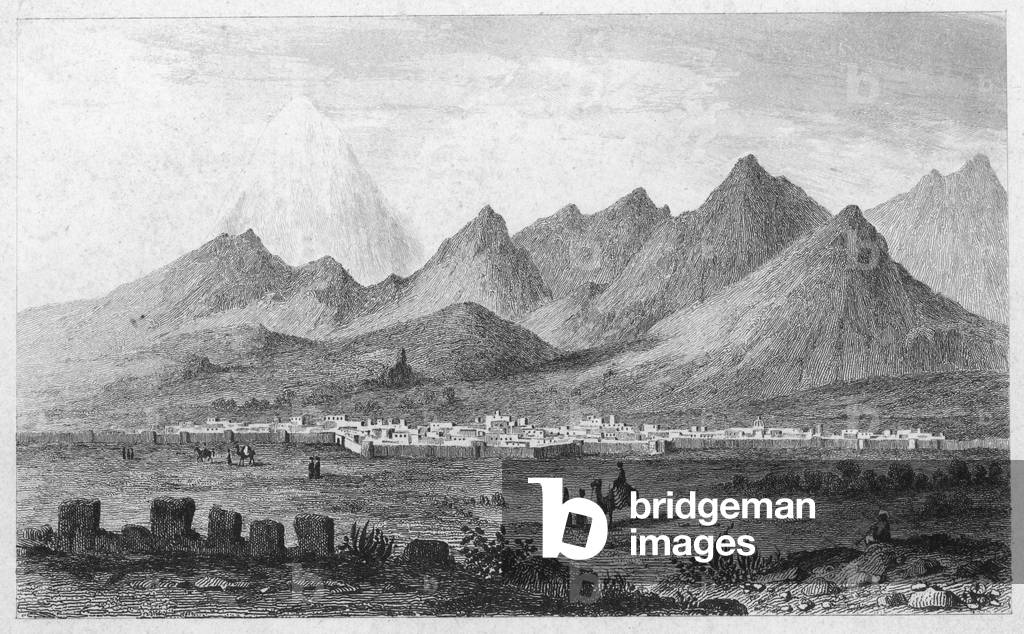 Image of Engraving depicting TEHRAN GENERAL VIEW 1835