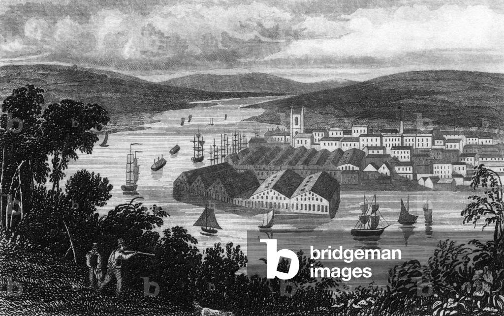 Immagine di Incisione "INGHILTERRA/DEVONPORT" 1845