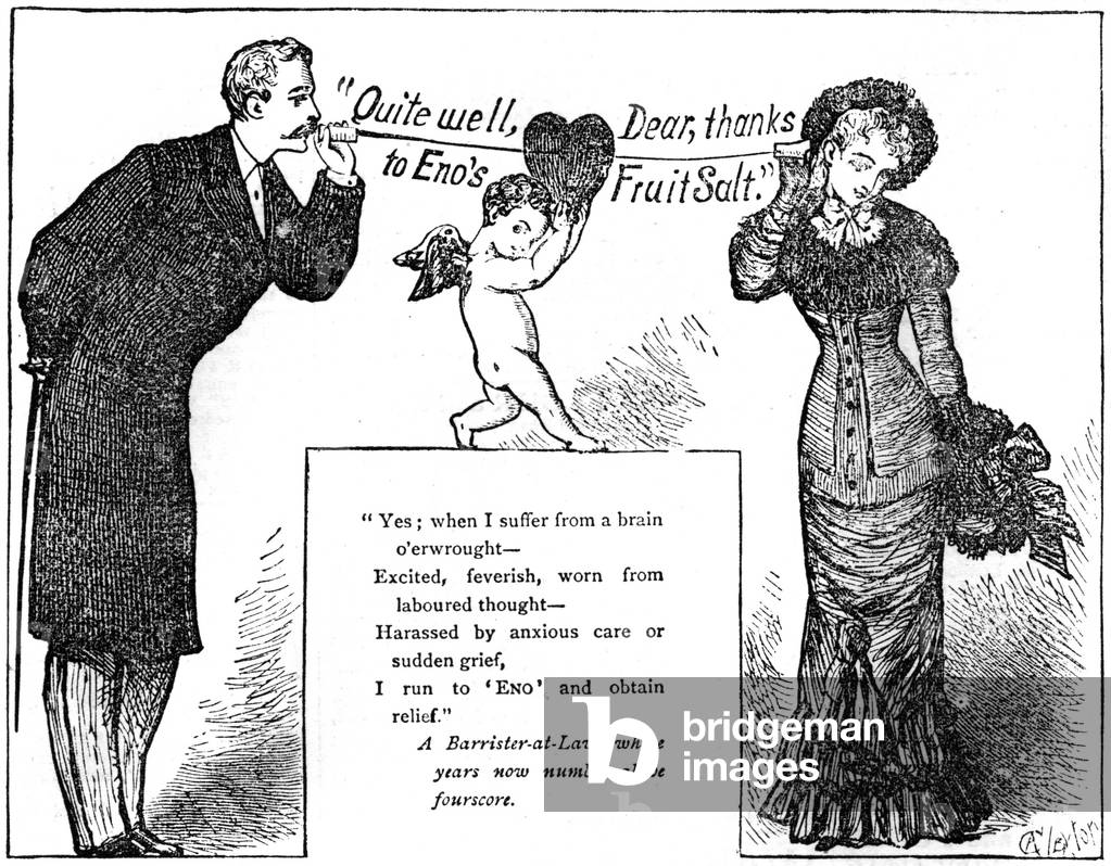 Image de Gravure représentant Les amoureux discutent avec un téléphone à cordes 1801