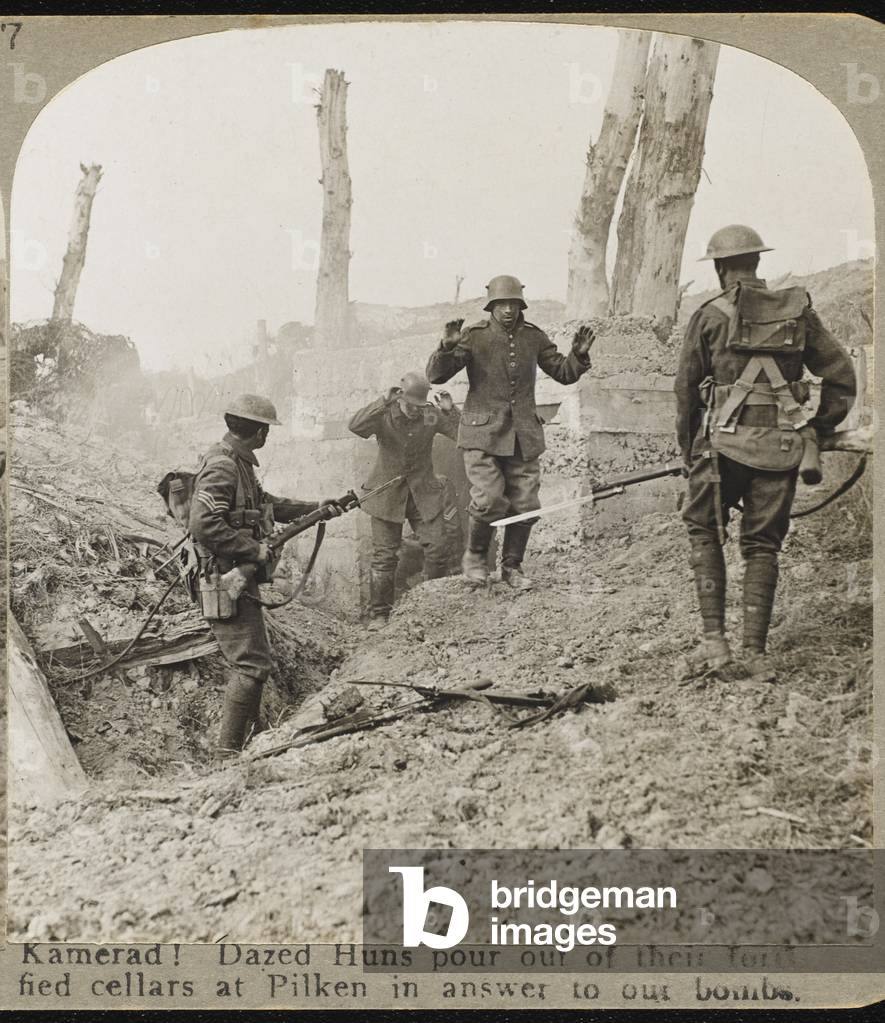 Bild von Fotografie "Deutsche ergeben sich" 1917