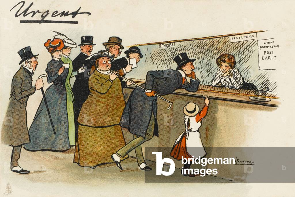 Cartolina divertente - «Urgenza»