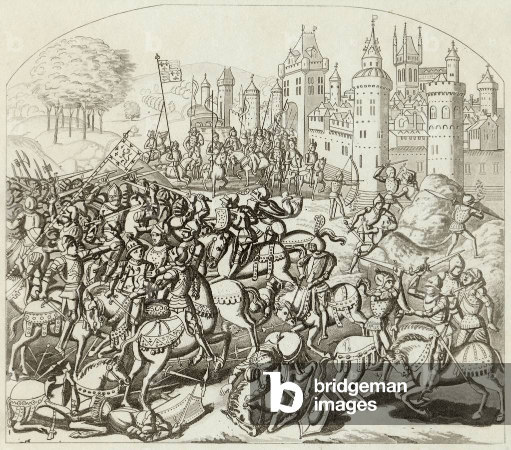 Immagine di Incisione "RE DAVID/NEWCASTLE" 1346 di Jean Froissart