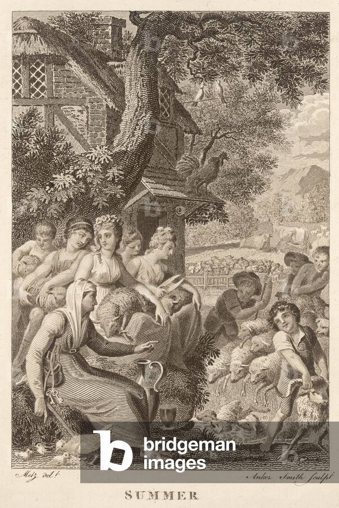 Image of Engraving depicting Summer 1792 by Conrad Martin Metz