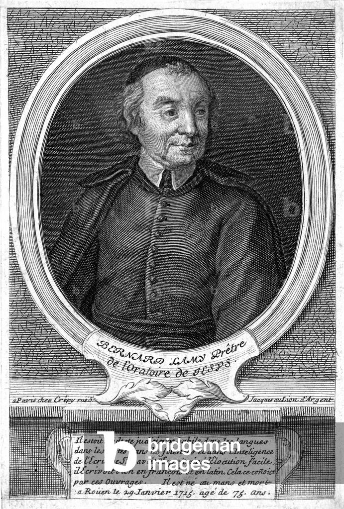 "Bernard Lamy (incisione)" di Louis Crepy