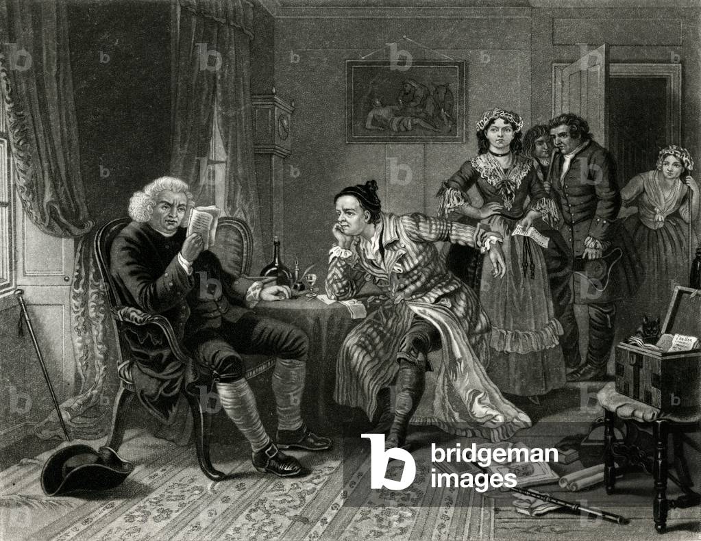 Bild von Gravur "GOLDSCHMIED & JOHNSON" 1801