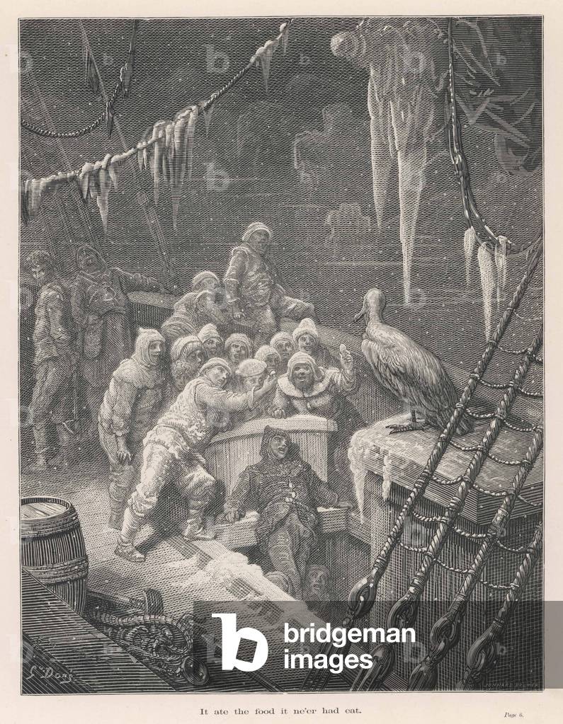 Immagine di Incisione "MARINER" 1888 di Gustave Dore