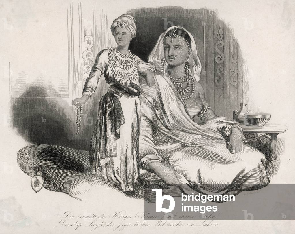 "DHULEEP SINGH" 1801 von Lazarus Gottlieb Sichling
