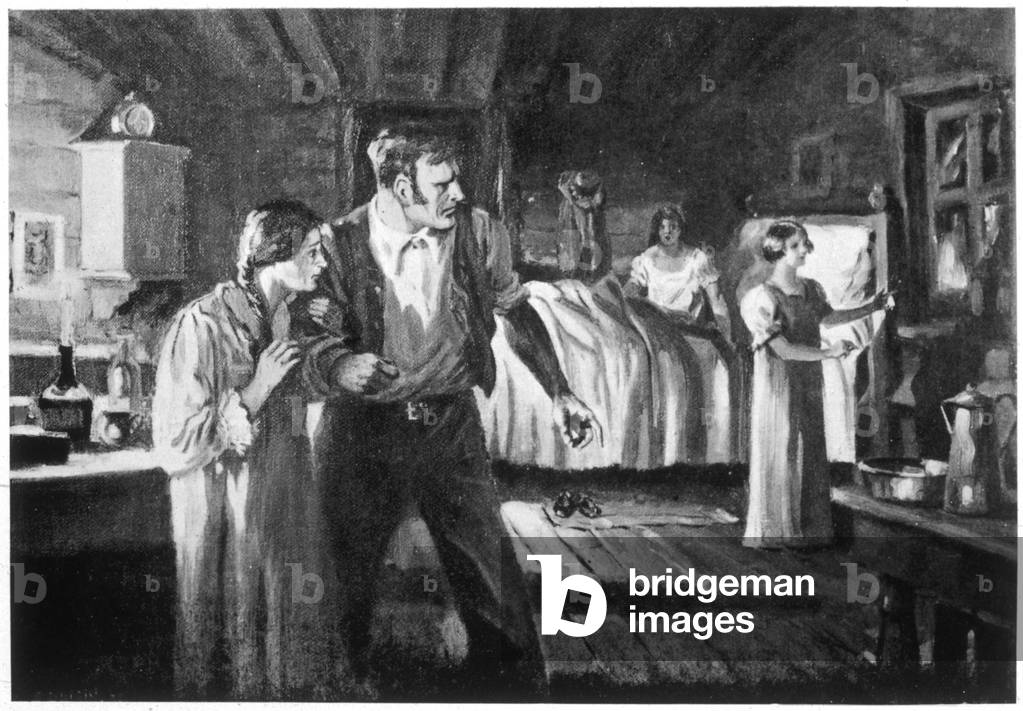Bild von Druck "Mediumship: Die Fox-Schwestern" von S. Drigin