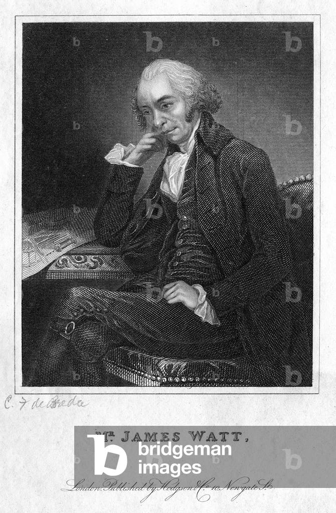 Image of Engraving depicting James Watt (Breda) by Carl Frederick von Breda