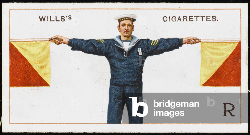 Image of Print depicting SIGNALLING 1912 by W.D. & H.O. Wills