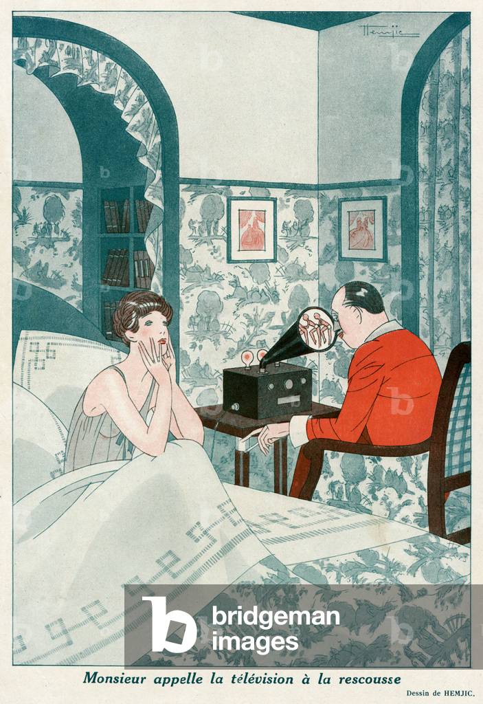 Image of Print depicting BETTER THAN REALITY ? 1930 by Marcel Hemjic
