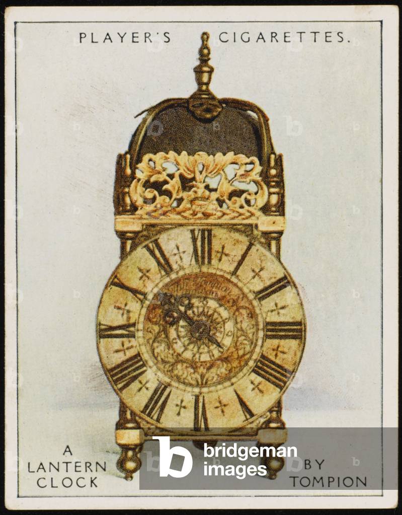 Image of Print depicting Lantern Clock Tompion 1928