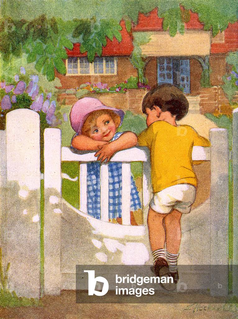 Image de Estampe représentant Grands amis 1930 par Lillian Hocknell