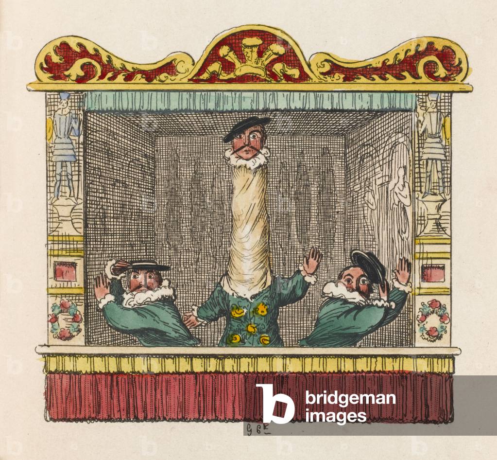 Immagine di Stampa "COUTIER CON COLLO LUNGO" 1828 di George Cruikshank