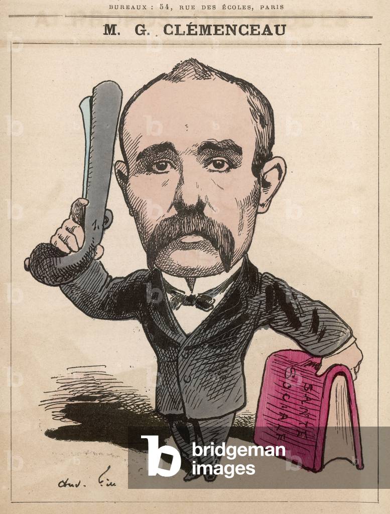 "GEORGES CLEMENCEAU" von Andre Gill