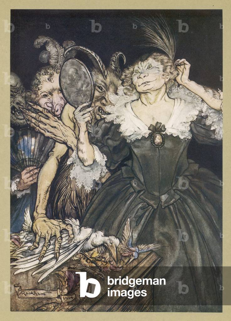Image de Estampe représentant MILTON/COMUS 1634 1914 par Arthur Rackham