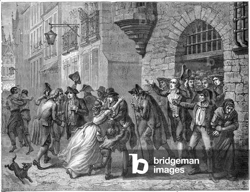 Image of Engraving depicting MODERATES RELEASED 1801