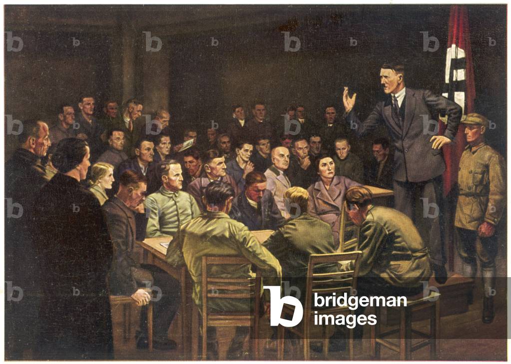 Nazi Eedit Image of Adolf Hitler and Early Nazis