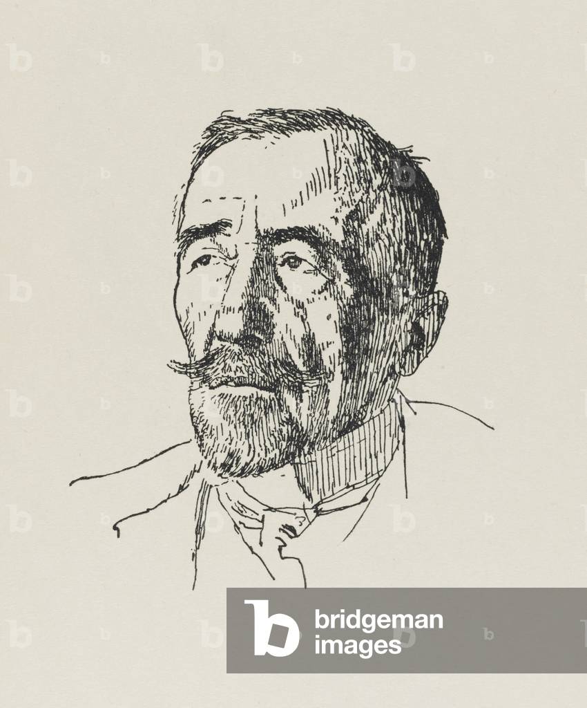 Bild von Gravur "JOSEPH CONRAD" 1922 von Powys Evans