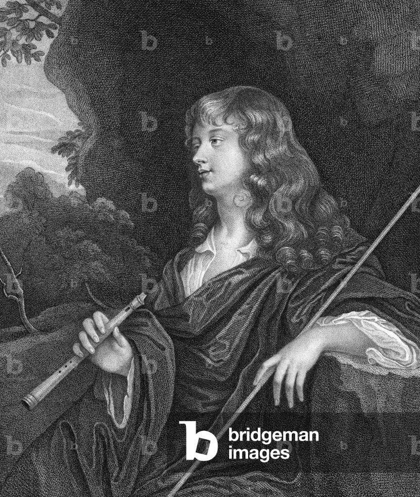 Image of Engraving depicting ABRAHAM COWLEY - 2 1800 by Peter Lely