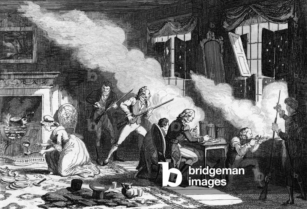 Image de Estampe représentant 1798 MCGEE COMBAT LES REBELLES 1798 par George Cruikshank
