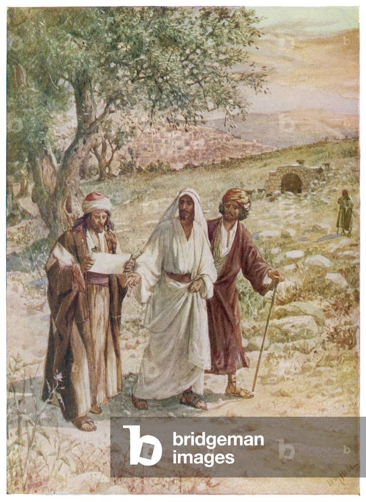 Immagine di Stampa "GESÙ RISORTO" 1890 di William Brassey Hole