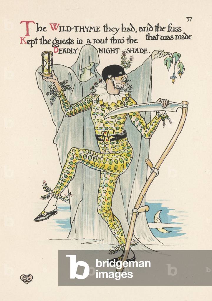 Immagine di Stampa "Piante - Thymus Serpyllum" 1905 di Walter Crane